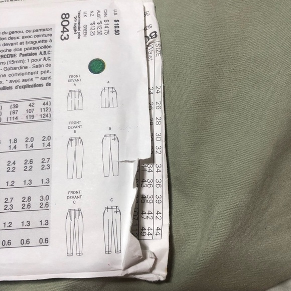 Vintage Vogue 7897 - sizes 14-16-18- stylish skirt patterns - Picture 8 of 8